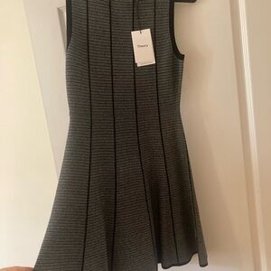 Theory Black and Gray Women's Dress